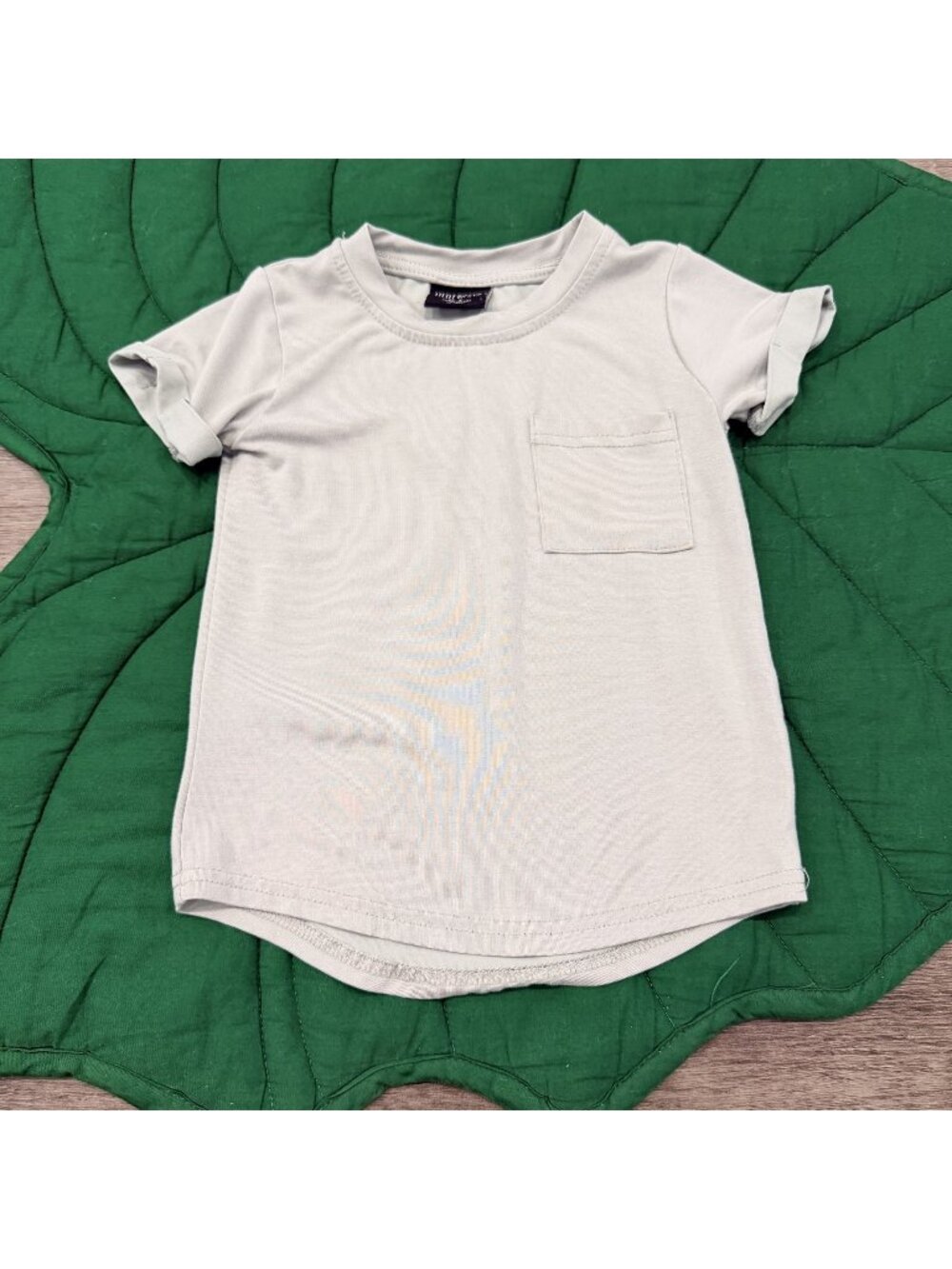 Little Bipsy 18-24M Gray Pocket Tee Bamboo Blend
